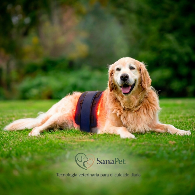 SanaPet Recovery Pad™  — Movimiento y calidad de vida desde casa, sin medicamentos ni sufrimiento.